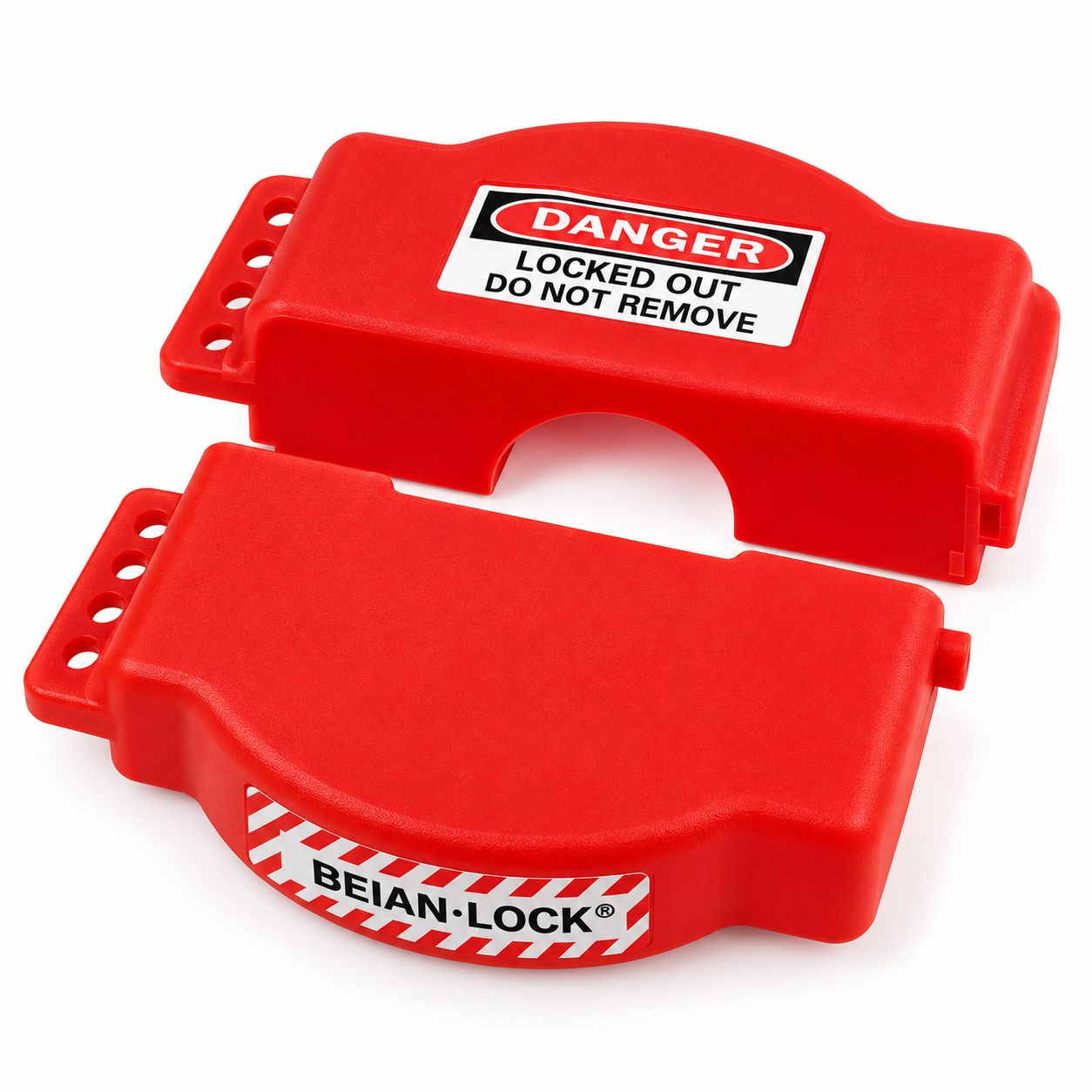 Dispositif de consignation réglable pour vanne BEIAN LOCK BAN-F16 – Adjustable Valve Lockout Rouge