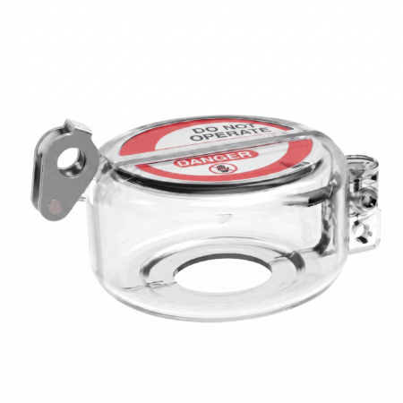 Dispositif de condamnation transparent pour bouton d'arrêt d'urgence (Mushroom Press-Key Switch Lockout) – BEIAN LOCK BAN-D55