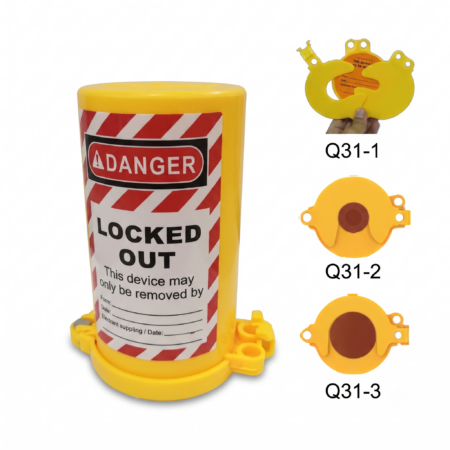 Dispositif de consignation pour bouteille de gaz (Plug Cylinder Lockout) – BAN-Q31-1