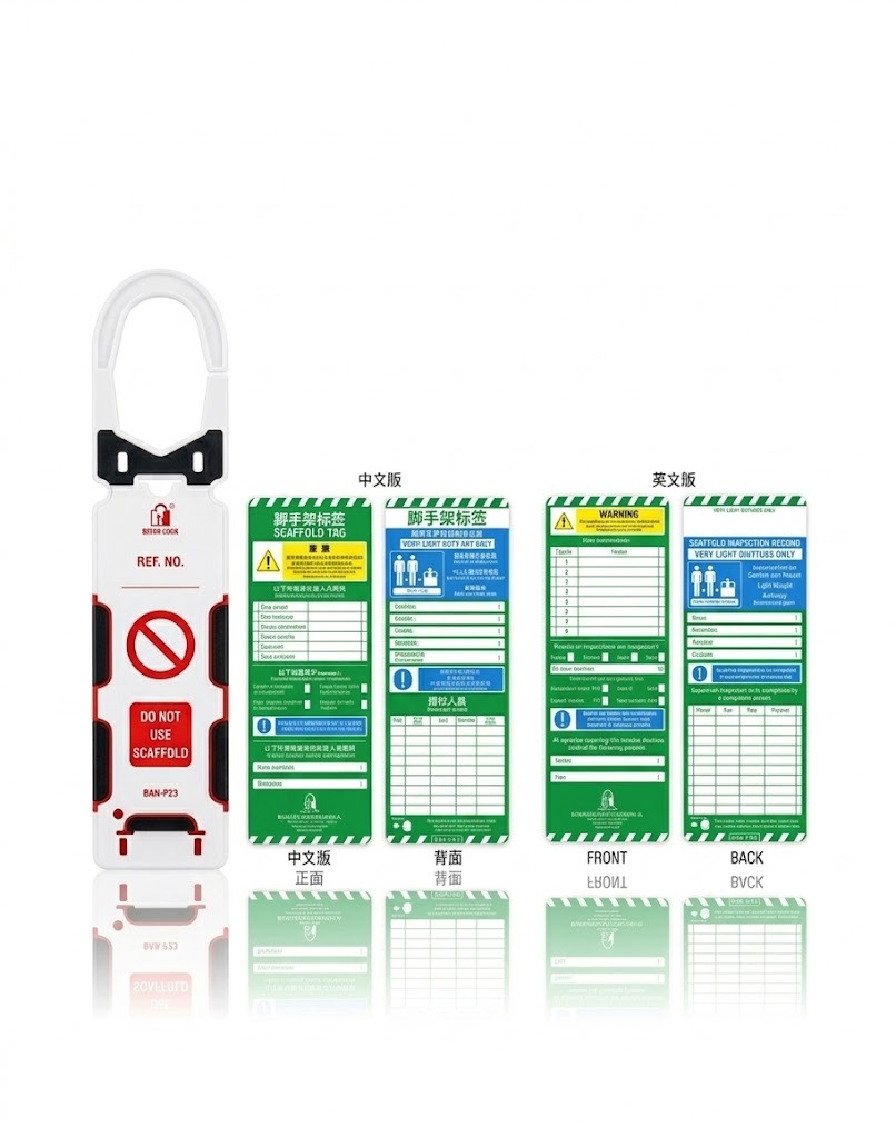 Plaque de Signalisation pour Échelle (Ladder Sign Tag Frame) – BEIAN LOCK BAN-P23