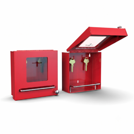 Boîte de Consignation Collective BAN-X85 – Group Lockout Box en Acier Rouge pour Procédures LOTO
